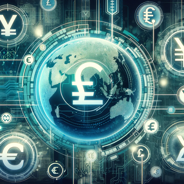 DALL·E 2023-11-21 16.24.25 - An illustration representing the concept of Central Bank Digital Currencies (CBDCs) in a futuristic and digital style. The image should feature a cent